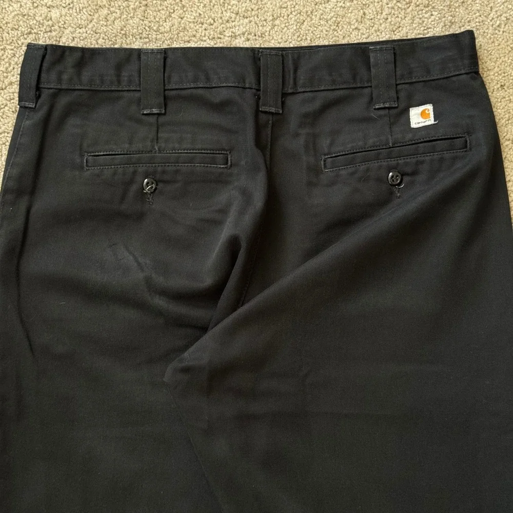 Carhartt B290 (Black) Blended Twill Pants Mens 34x33 Relaxed Fit